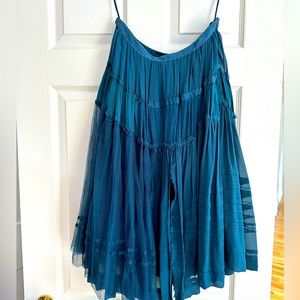 Tufi Duek silk knee length skirt